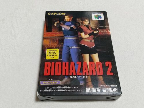 Biohazard 2 Resident Evil 2 Japan Nintendo 64 RARE Game Survival Horror Battle - Imagen 1 de 4