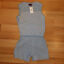 thumbnail 11  - new 7 FOR ALL MANKIND kids girls jeans romper blue XL MSRP