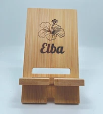 Wooden Phone Stand Personalized Eco-friendly bamboo phone holder
