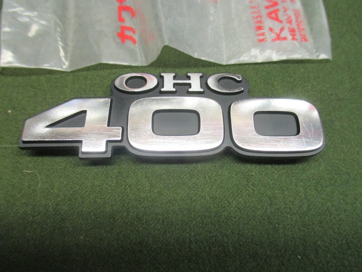 KAWASAKI KZ400 RIGHT SIDE COVER EMBLEM OHC 56018-177 NOS OEM | eBay