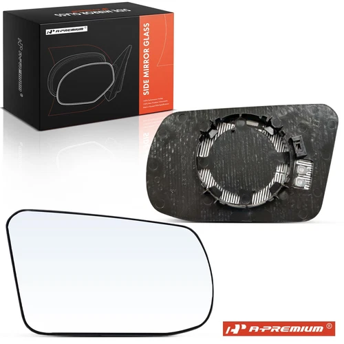 A-Premium Right Passenger Side Mirror Glass w/Heated for Nissan Altima 2007-2013