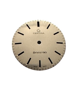 Uhrmacherei Zifferblatt Certina Bristol 190