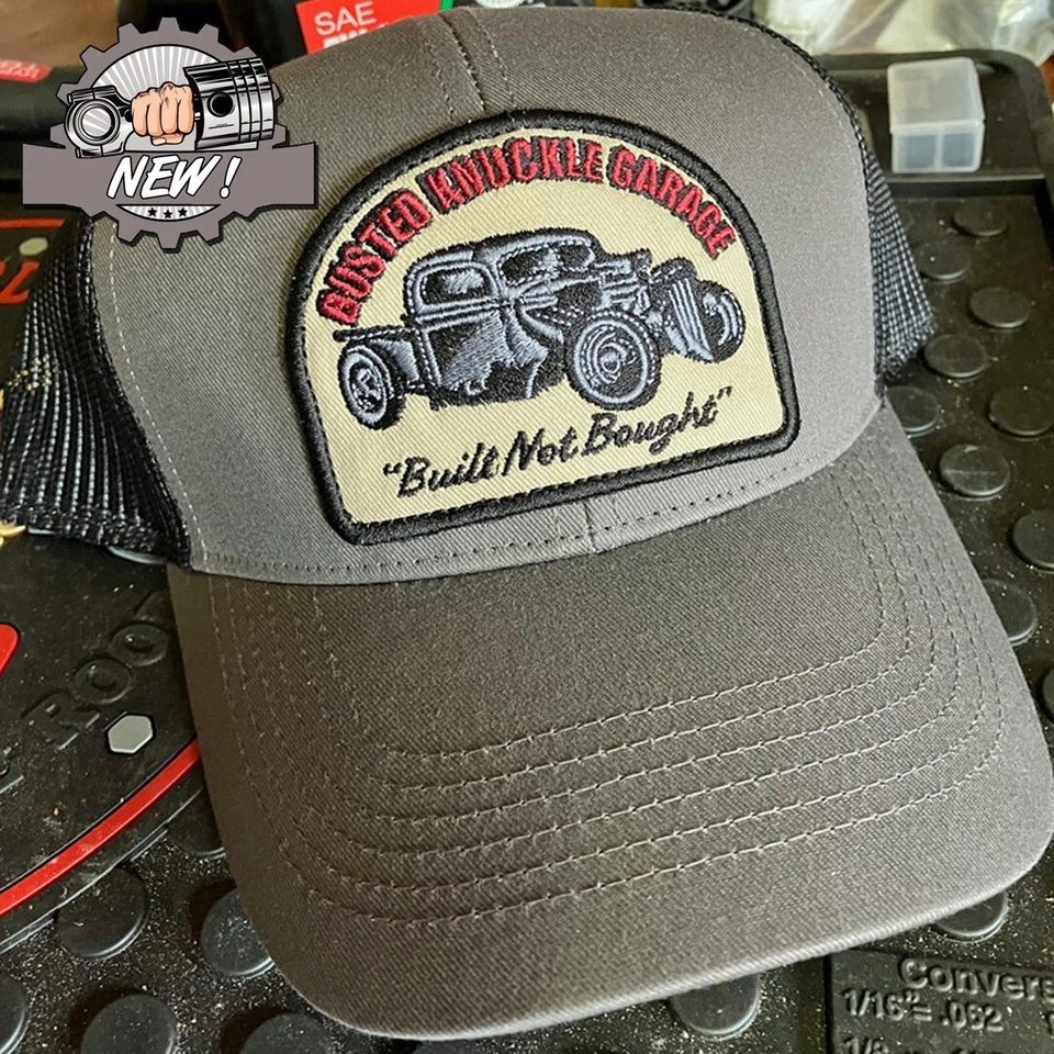 Бейсболка Busted Knuckle гараж винтажный стиль Carguy Hotrod бейсболка - Изображение 2 из 4