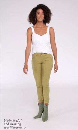 Cabi New NWT Trooper Pant #6479 0 - 16 Green Was $139 - Picture 4 of 6