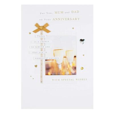 Hallmark Mama und Papa Jubiläumskarte ''Besondere Wünsche'' - Medium
