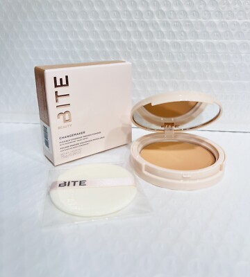 Bite Beauty Changemaker Flexible Coverage Pressed Powder Shade Medium 2 7.5g NIB