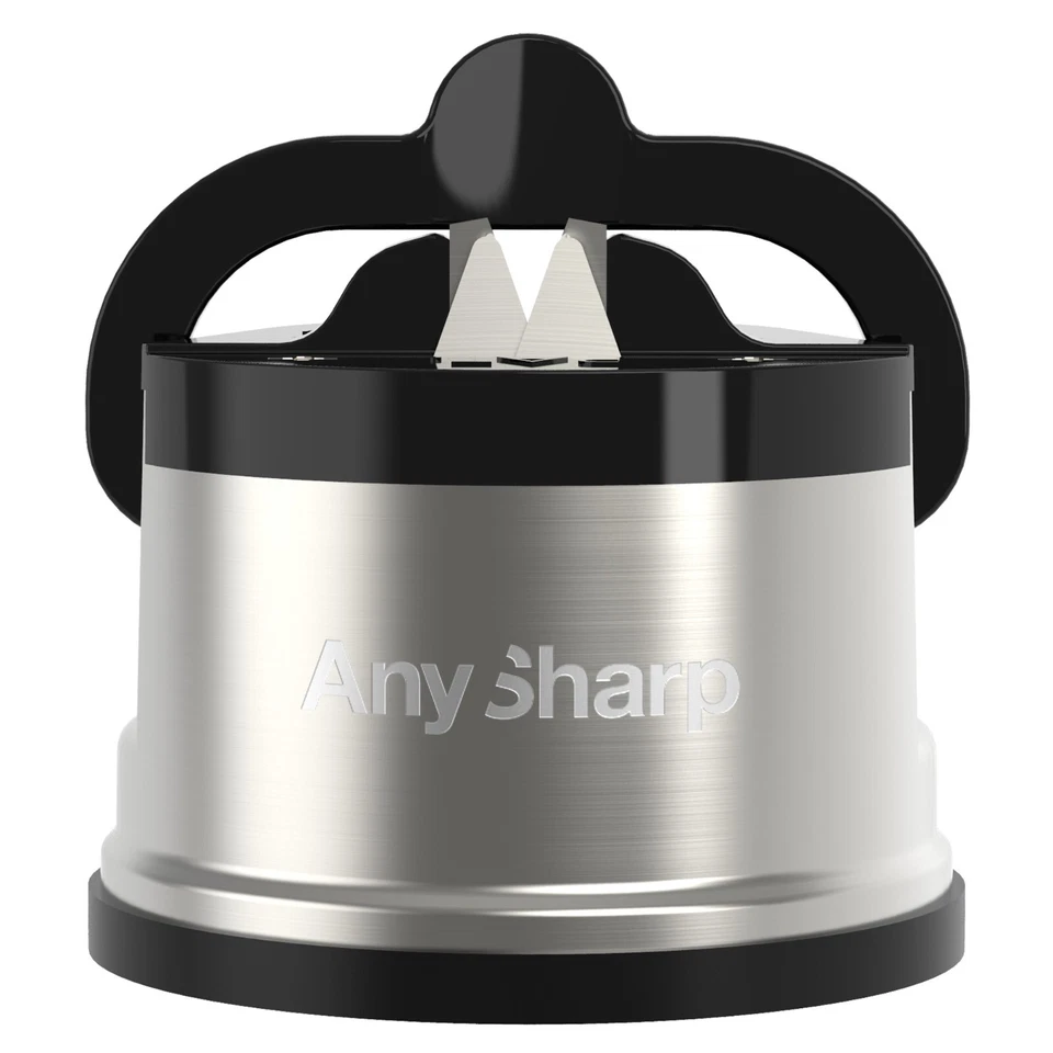 AnySharp Global World's Best Knife Suction Sharpener, Pro Metal GENUINE