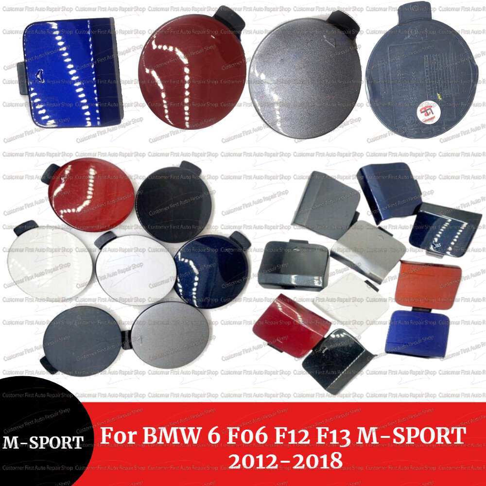 Tapa de gancho de remolque para parachoques delantero trasero para BMW 6 F06 F12 F13 M-SPORT 2012-2018