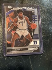 2020-21 Panini Prizm Draft Picks VERNON CAREY JR RC Rookie Base Card #67 DUKE