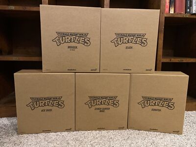 NEW Super 7 TMNT Ultimates Complete Wave 6 Action Figure Set - 5 Total NIB
