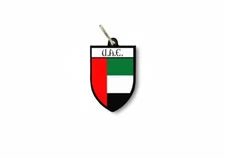 keychain key chain ring flag national shield united arab emirates