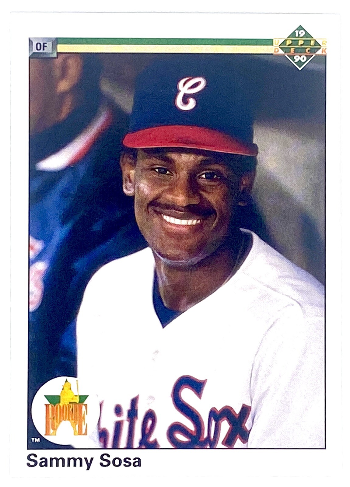 1990 Upper Deck SAMMY SOSA Chicago White Sox ROOKIE NM/MT baseball card #17!