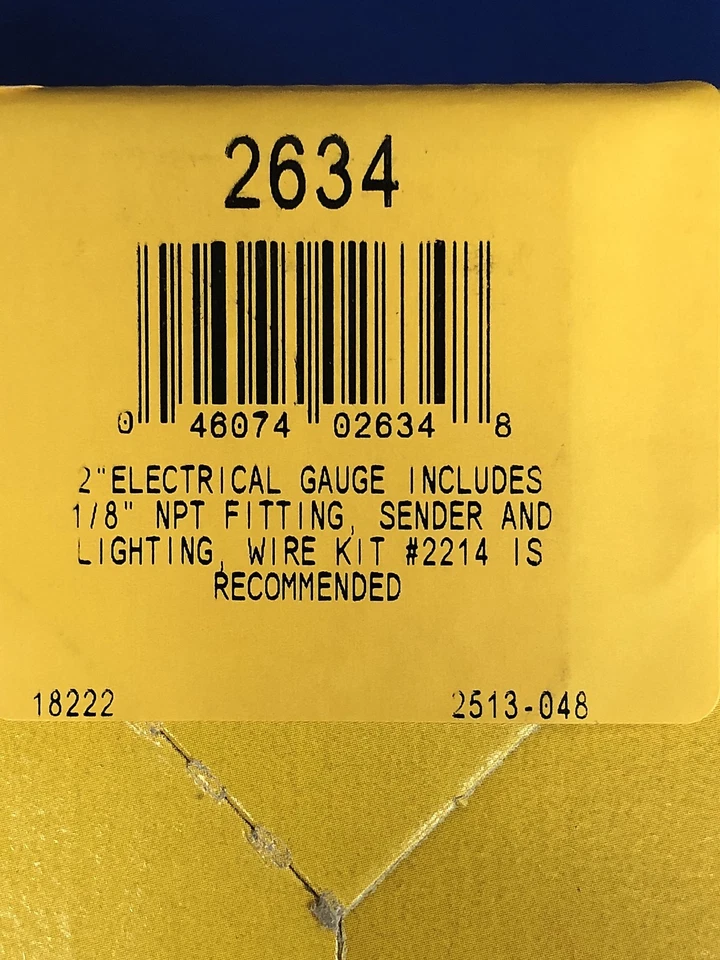 Medidor automático 2634 serie Z manómetro de presión de aceite eléctrico 0-100 PSI 2 1/16 Foto 3 de 3