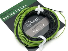 Moonlit Floating Line Fast Sink Tip S5 Fly Line Black/Olive 4.5-6 ips