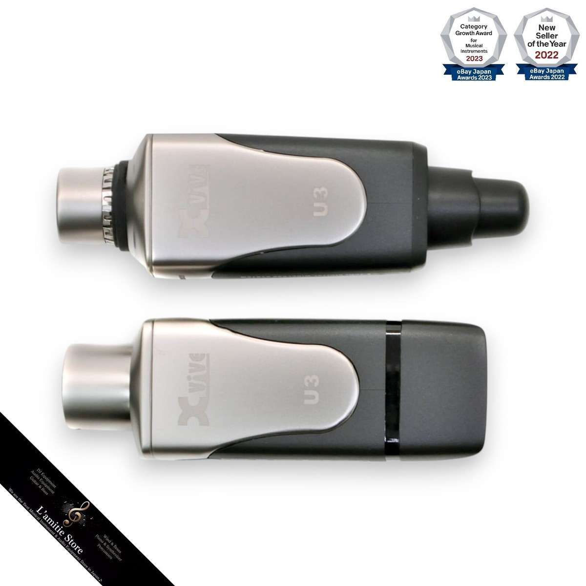 Xvive XV-U3 2.4 Ghz Wireless System XVU3 Japan Black Carbon Xvive XV-U3 2.4 Ghz Wireless System XVU3 Japan Black Carbon