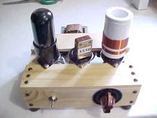 SCHEMATIC ONLY OF THIS ULTRA SIMPLE 6V6 QRP 160/80/40M CW TRANSMITTER 