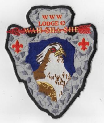 Wah-Sha-She Lodge 42 Patch Ozark Trails Council Bdr. 7X8 [KY-5791]
