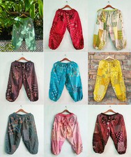 10 Pcs WHOLESALE LOT Patchwork Yoga Pants Rayon Hippie Trousers Colorful Gypsy