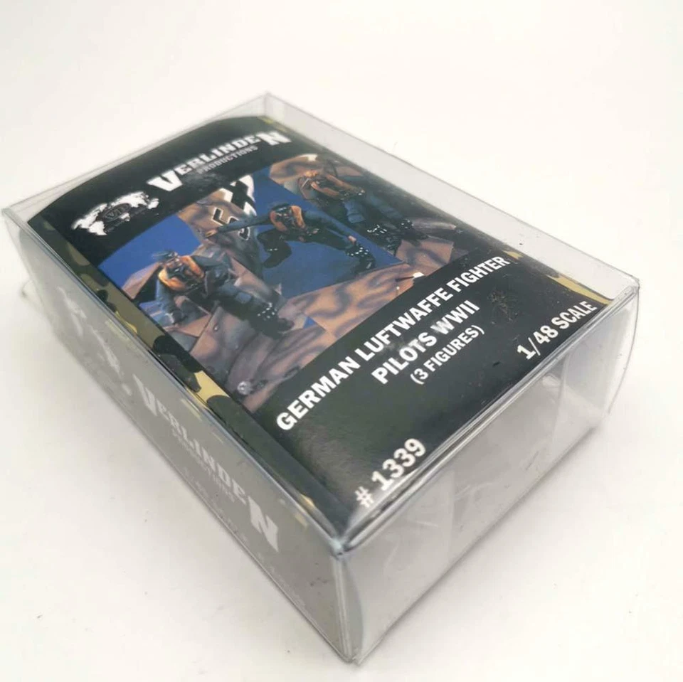 1/48 WWII German Luftwaffe Fighter Pilots (3 Resin Figures/Set) VERLINDEN #1339 - Image 2 of 2