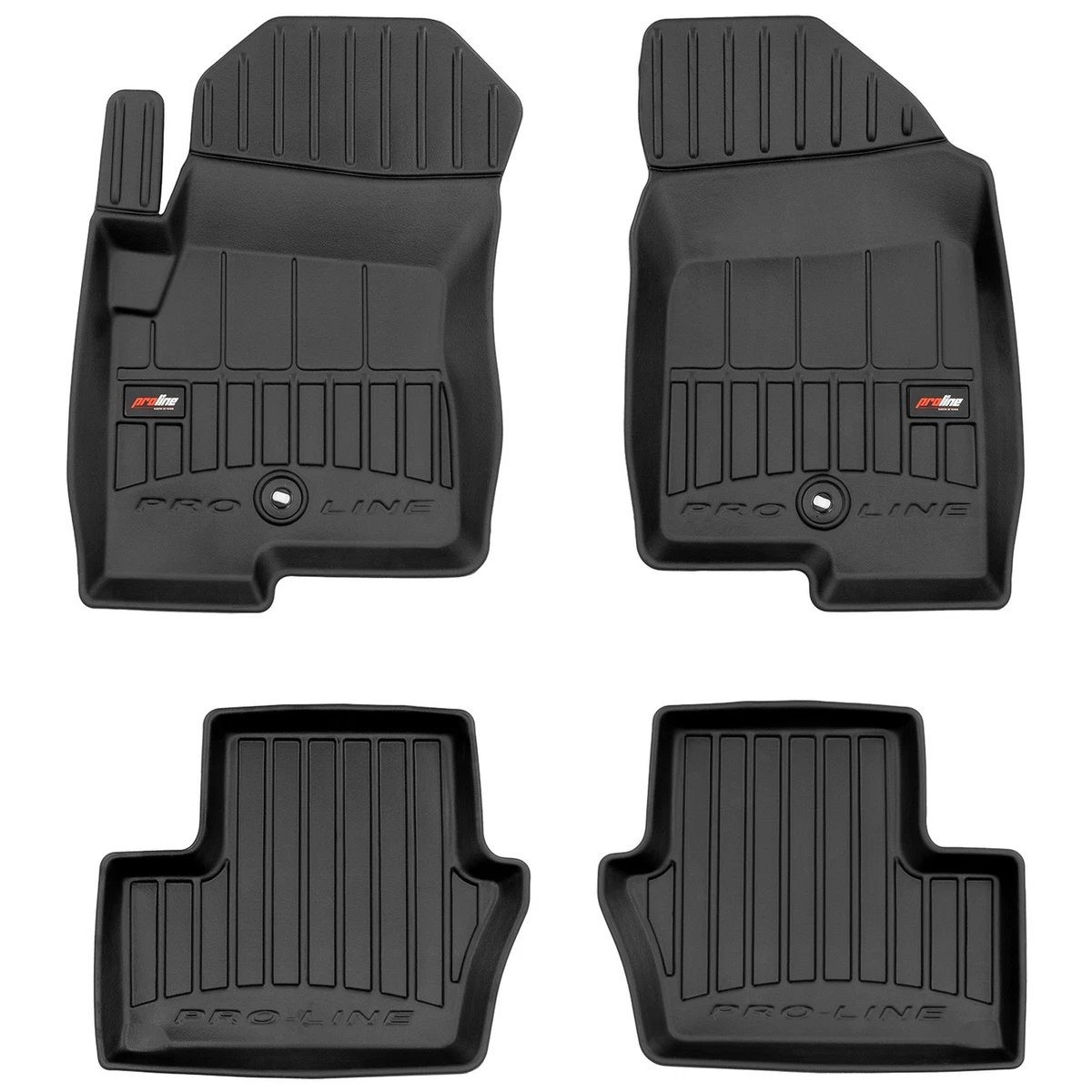 DHCarMats | Tappetino Auto Solo Lato Guida per Jeep Compass MK49 dal 2007 al 2017 | Tappeto per Conducente Abitacolo in Moquette su Misura | Accessori Auto - Tappetini Tappeti Macchina 1PZ