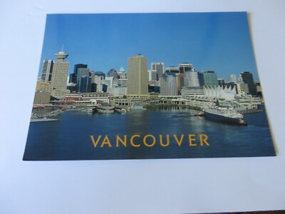 Unbekanntes Schiff, Vancouver, Kanada.  Postkarte