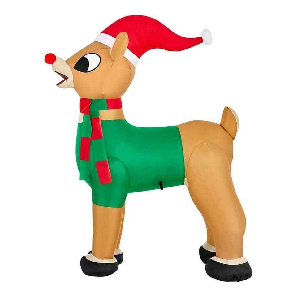 3.5 ft. LED Rudolph Inflatable Christmas eBay