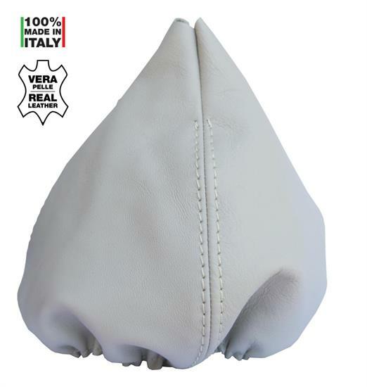 Schaltknauf Aus Echtem Leder Beige Fiat 500 Abarth Original Simoni Racing-image