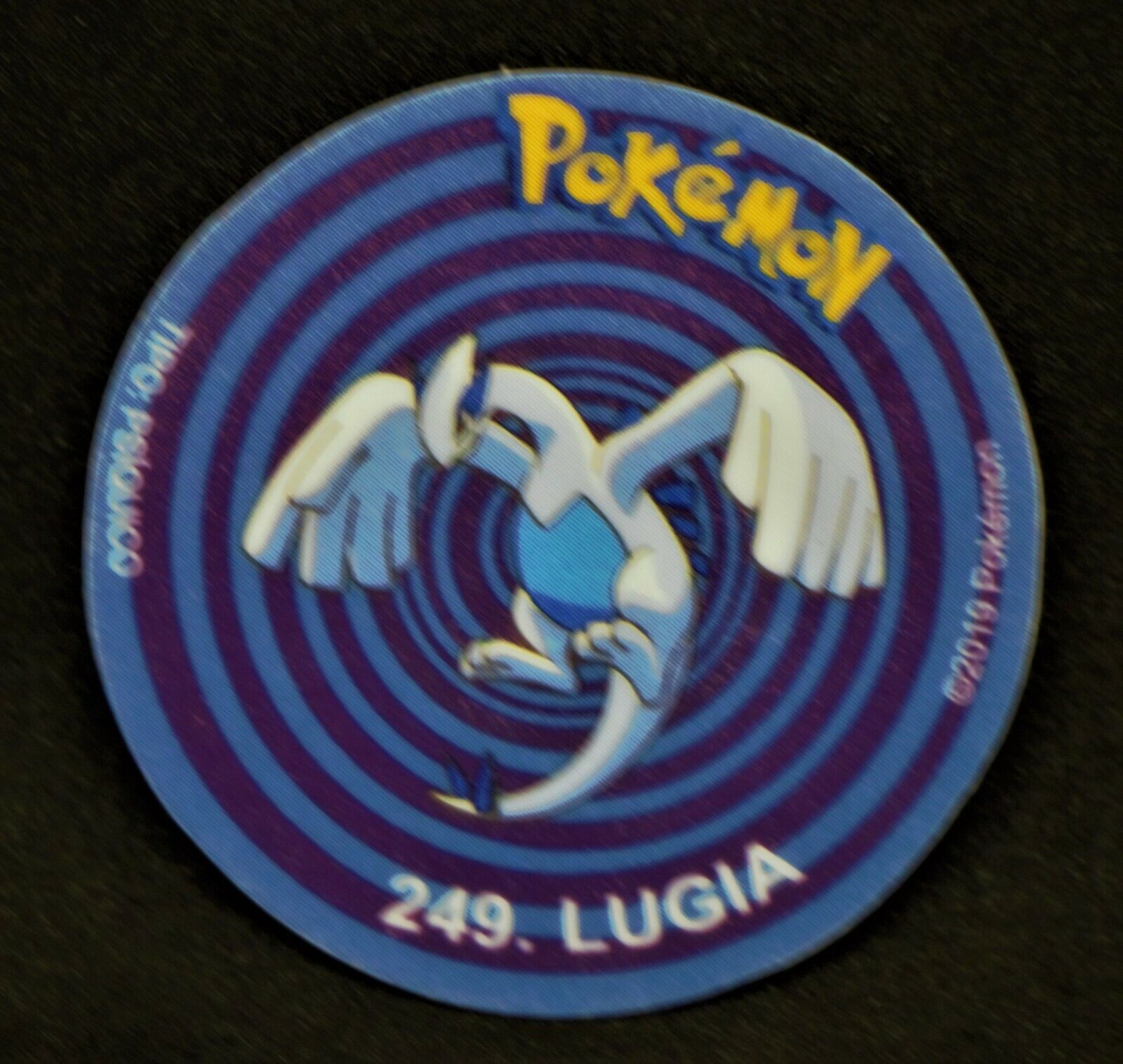 TAZO POKEMON DKV #302 SABLEYE 2019 Hoenn PERU South America Pogs Flips Taps