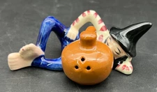 Vintage Hand Painted Artmark Originals Hillbilly w/ Jug Salt and Pepper Shakers