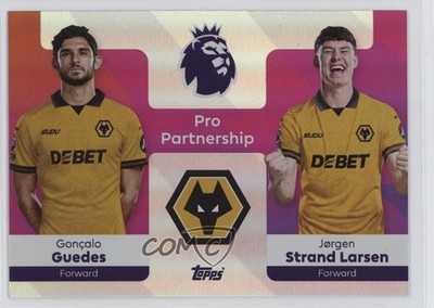 2025 Premier League Pro Partnership Jorgen Strand Larsen Goncalo Guedes #378 0b3