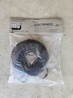 MG Electronics Avc-100 100' CCTV Video Power Cable Old Stocl 