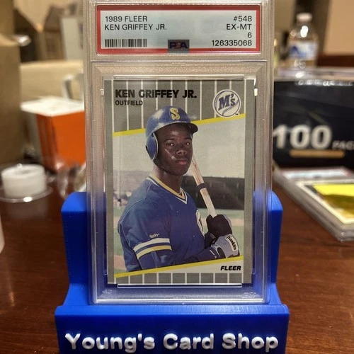 1989 Fleer #548 Ken Griffey Jr. ROOKIE PSA 6