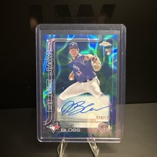 2025 Topps Chrome Update Rookie AUTO Jake Bloss #RA-JB Blue/Green Lava Lamp /175