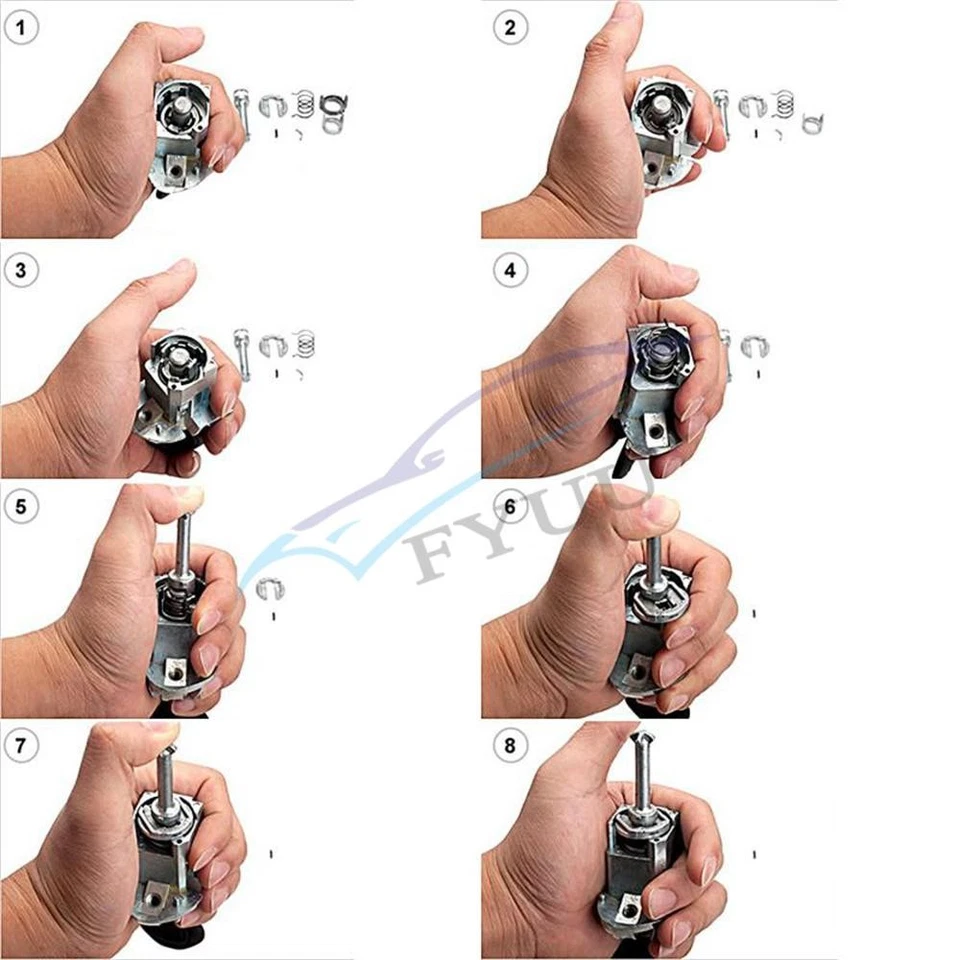 Kit de reparo de tambor de cilindro de trava de porta de carro para 1998-06 BMW E46 323i 325i 328i 330i - Imagem 2 de 4