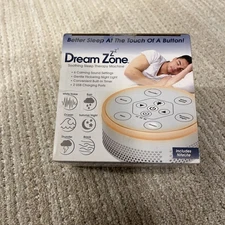 white noise sleep machine 6 different sounds and timer + night-light