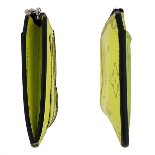 LOUIS VUITTON Taigalama Portamonete M30320 Portamonete Portamonete Porta Frammenti Giallo - Foto 8 di 10