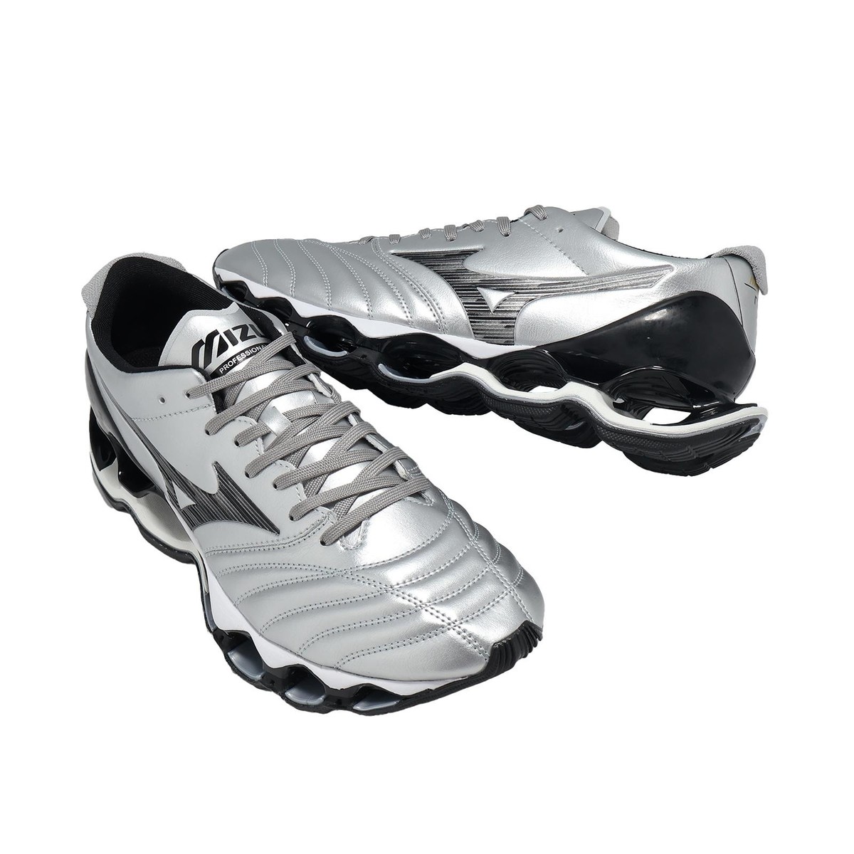 Mizuno Wave Prophecy Morelia Neo Silver Black Men Unisex Casual
