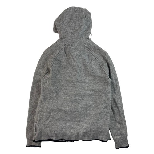 Ted Baker Wool Full Zip Hoodie Grey XS - Picture 3 of 4