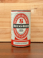 Vintage BECK S BIER Beer Can!!  Pull Tab!  St...