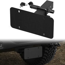 For 2" Reveiver License Plate Bracket Frames Universal Fit For All Truck