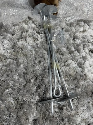 Bodenanker aus verzinktem Stahl X4 Neu E3