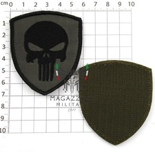 Patch toppa ricamata THE PUNISHER bassa visibilità Scudetto VERDE (36)