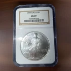 1997 American Silver Eagle Coin - NGC MS69 - Superb Gem Uncirculated