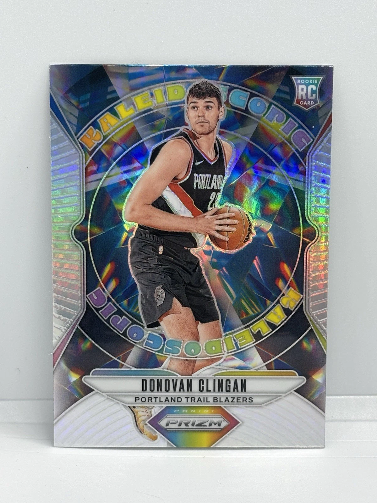 2024-25 Panini Prizm - Kaleidoscopic Donovan Clingan #18 Silver Prizm (RC)
