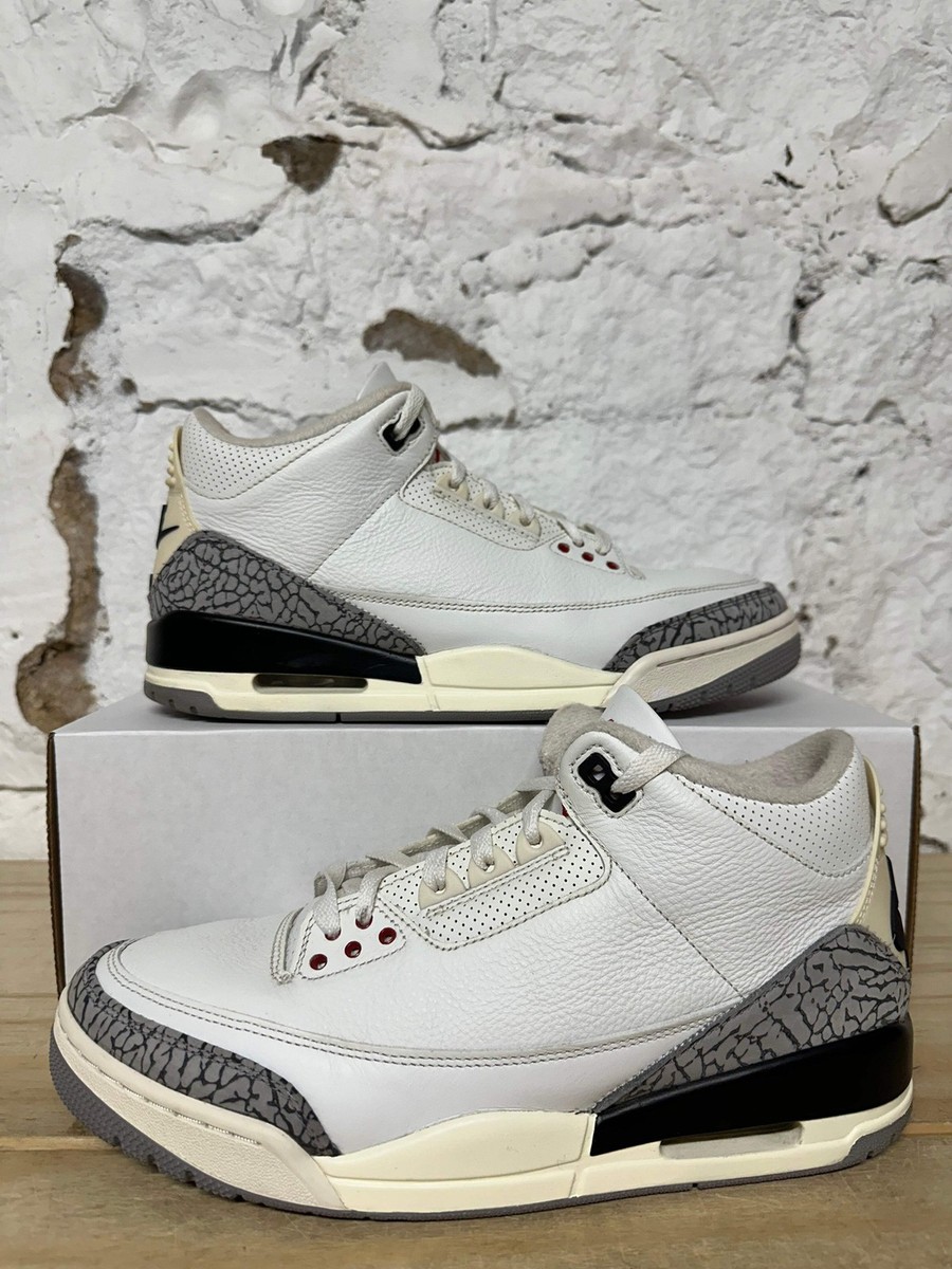 Air Jordan 3 White Cement Reimagined Men's Size 10 Pre-owned