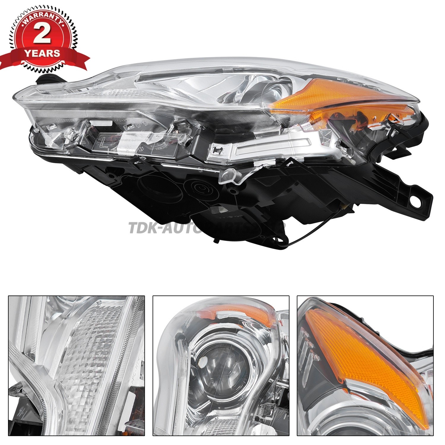 Front Left Driver LH Xenon Headlight For 2014-2017 Maserati Quattroporte Lamp
