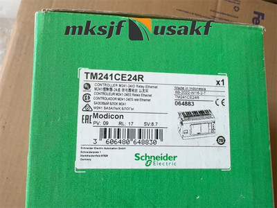 New Schneider Electric TM241CE24R Modicon M241,24 I/O, Relay Outputs US Free tax