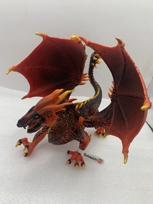Schleich Eldrador Lava Dragon (D-73527) Red Dragon ReMoveable Wings BA
