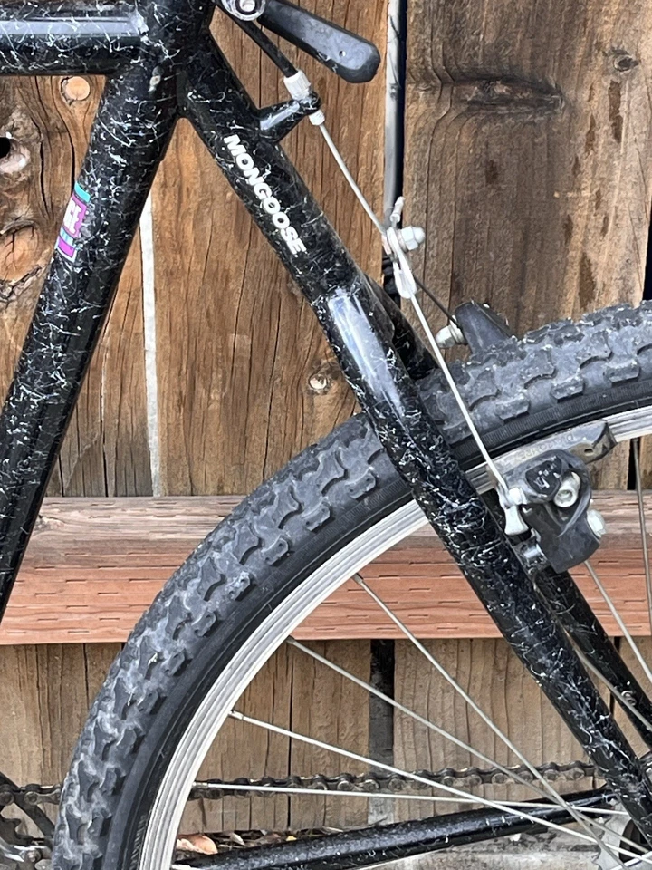 1992 Mongoose Sycamore SX MTB Bicicleta Média 21.5 Hardtail Rock Shox Aço Envio EUA - Imagem 4 de 4