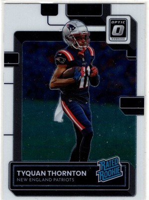 2022 Panini Donruss Optic Football Tyquan Thornton No. 222 New England Patriots